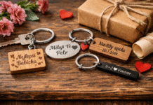 Klíčenka s vlastním textem: malý dárek, který potěší každý den